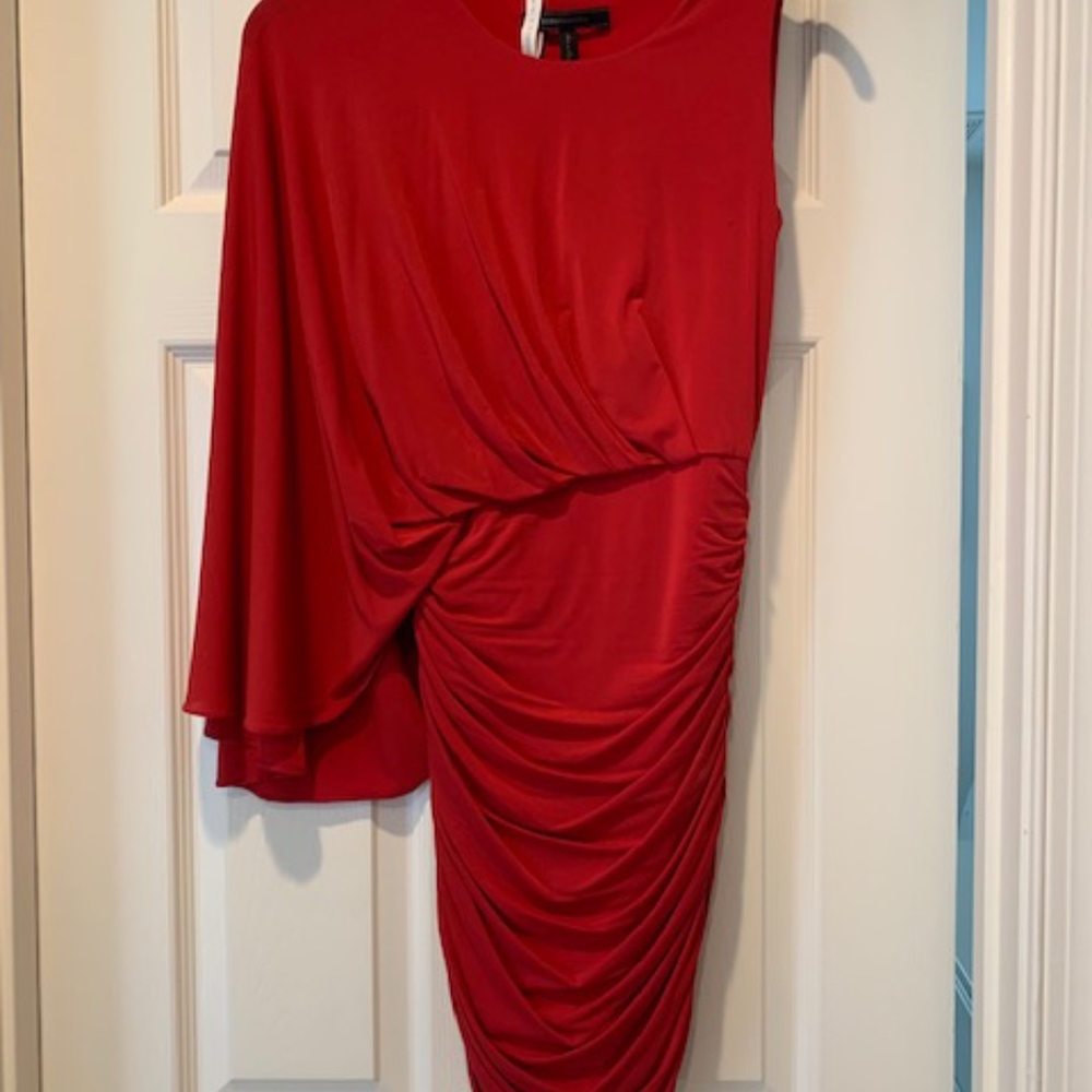 Red Cocktail Party Dress